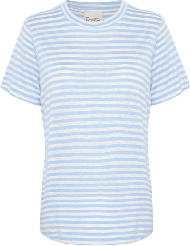 My Essential Wardrobe Shirt 'Lisa'  hemelsblauw / wit gemêleerd