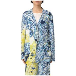 Maliparmi, Dames, Jassen, Veelkleurig, Maat: M Zijde,