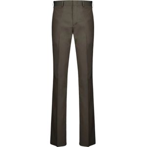 Fendi, Heren, Broeken, Groen, Maat: S Wol,