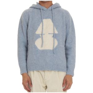 Autry, Heren, Sweatshirts & Hoodies, Blauw, Maat: M Wol,