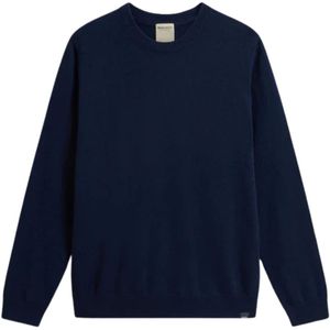 Woolrich, Heren, Truien, Blauw, Maat: XL Wol,