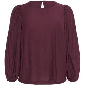 Kaffe Curve, Dames, Blouses & Shirts, Rood, Maat: XL