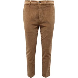 Cruna, Heren, Broeken, Beige, Maat: XS Velours,
