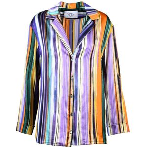 Sleep No More, Dames, Blouses & Shirts, Veelkleurig, Maat: M Zijde,