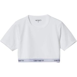 Carhartt Wip, Dames, Tops, Wit, Maat: S Jersey,