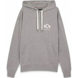 Tommy Hilfiger, Heren, Sweatshirts & Hoodies, Grijs, Maat: M Fleece,