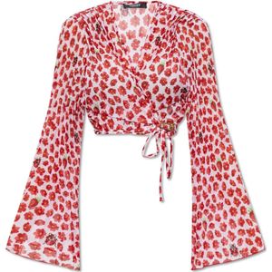 Versace, Dames, Badkleding, Rood, Maat: XS