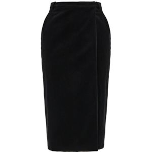Saint Laurent, Dames, Rokken, Zwart, Maat: S