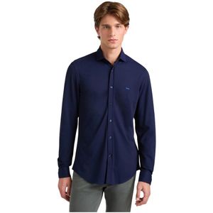 Harmont & Blaine, Heren, Overhemden, Blauw, Maat: 3XL Leer,