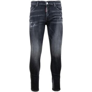 Dsquared2, Heren, Jeans, Grijs, Maat: M Katoen,