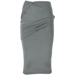 Givenchy, Dames, Rokken, Grijs, Maat: M Viscose,