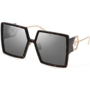 Philipp Plein - SPP028M Plein Diva 722X - Zonnebril - Havana - Acetaat - Anti-reflex Spiegel
