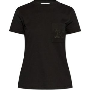 Max Mara, Dames, Tops, Zwart, Maat: XS Katoen,