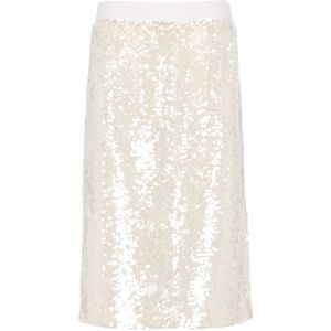 Peserico, Dames, Rokken, Beige, Maat: S