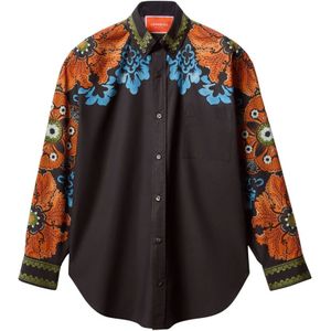 La DoubleJ, Dames, Blouses & Shirts, Veelkleurig, Maat: XL Katoen,