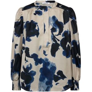 Co'Couture, Dames, Blouses & Shirts, Veelkleurig, Maat: XS Satijn,