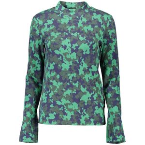 Gant - Groene Katoenen Top - Veelkleurig - Lange Mouwen
