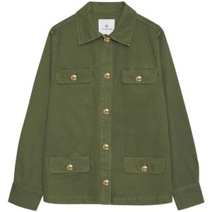 Anine Bing, Dames, Jassen, Groen, Maat: L Katoen,