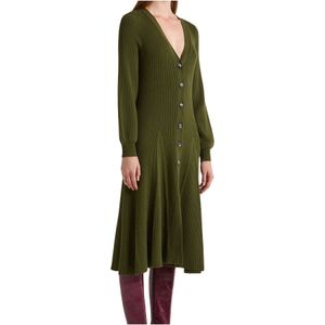 Maliparmi, Dames, Truien, Groen, Maat: S Viscose,