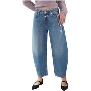 Closed, Dames, Jeans, Blauw, Maat: W29 Katoen,