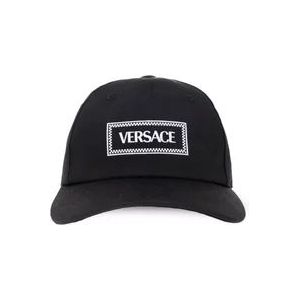 Versace Baseballpet , Black , Heren , Maat: 57 CM