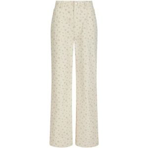 Neo Noir, Dames, Jeans, Wit, Maat: XL Denim,