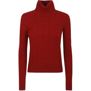 Polo Ralph Lauren - Wollen Kasjmier Coltrui - Rood - Dames