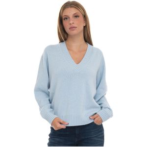 Vanisé, Dames, Truien, Blauw, Maat: S Zijde,