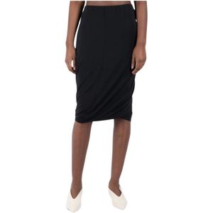 Jil Sander, Dames, Rokken, Zwart, Maat: M Viscose,