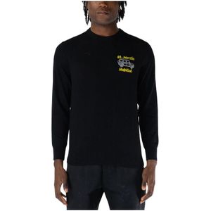 MC2 Saint Barth, Heren, Sweatshirts & Hoodies, Zwart, Maat: M