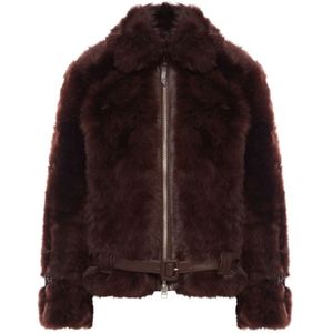 Tom Ford, Dames, Jassen, Bruin, Maat: XS Wol,