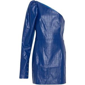 Rotate Birger Christensen, Dames, Jurken, Blauw, Maat: L