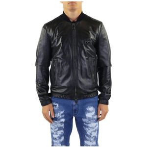 Dolce & Gabbana, Heren, Jassen, Zwart, Maat: M