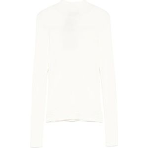 Twinset, Dames, Truien, Wit, Maat: M Viscose,