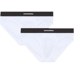 Dsquared2, Heren, Ondergoed, Wit, Maat: XS Katoen,