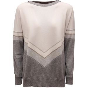 D.Exterior, Dames, Truien, Grijs, Maat: M Wol,