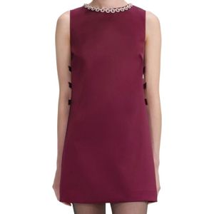 Self Portrait, Dames, Jurken, Rood, Maat: S Satijn,