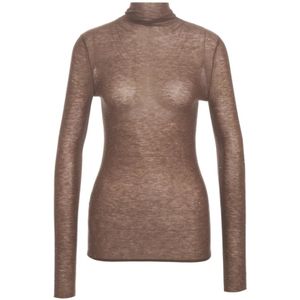 Pinko, Dames, Tops, Bruin, Maat: M