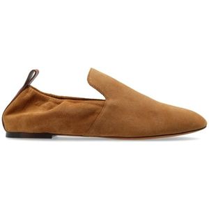 Lanvin Suede Ballet Flats , Brown , Dames , Maat: 37 EU