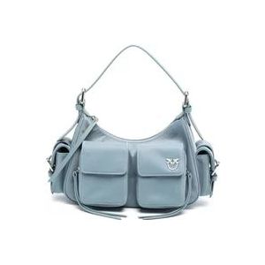 Pinko Shoulder Bags , Blue , Dames , Maat: ONE Size