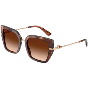 Dolce & Gabbana, Dames, Accessoires, Bruin, Maat: 53 MM Nylon,