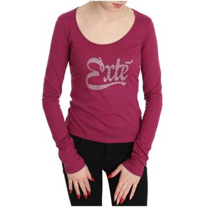 Exte, Dames, Tops, Roze, Maat: M Katoen,