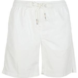 Eleventy, Heren, Badkleding, Wit, Maat: M Nylon,