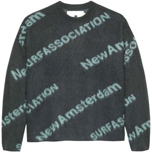 New Amsterdam Surf Association, Heren, Truien, Groen, Maat: L Wol,