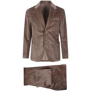 Lardini, Heren, Pakken, Beige, Maat: L Katoen,