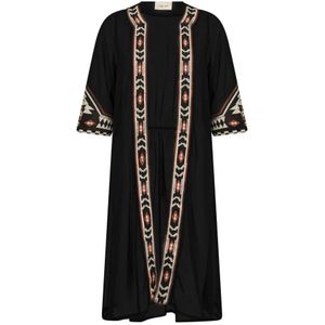 Cream, Dames, Blouses & Shirts, Zwart, Maat: ONE Size Poliester,