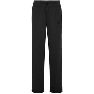 Plein Sport, Heren, Broeken, Zwart, Maat: M Fleece,