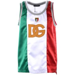 Dolce & Gabbana - Mouwloze T-shirt - Veelkleurig - Polyester