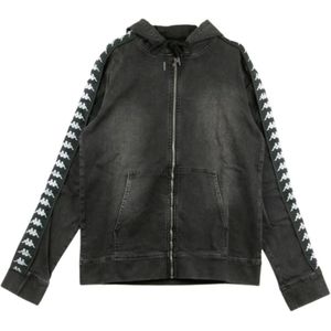 Kappa, Heren, Jassen, Zwart, Maat: S