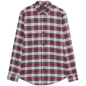 Brooks Brothers, Heren, Overhemden, Rood, Maat: S Katoen,